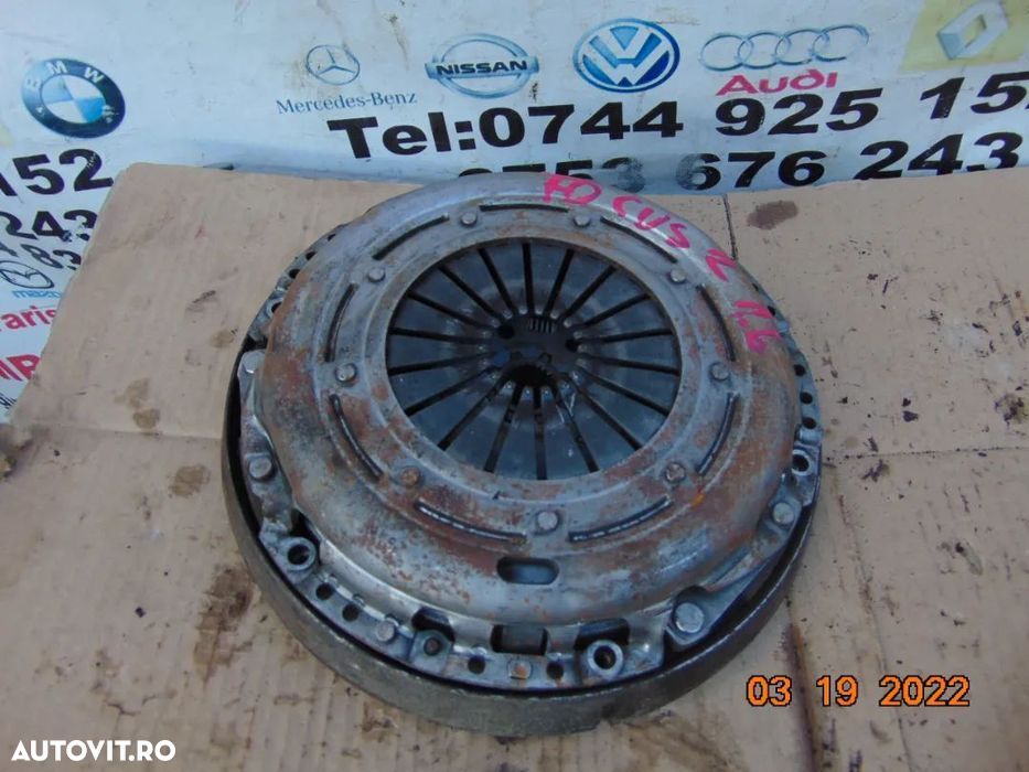 Volanta Ford Focus 2 motor 1.6tdci C Max Fiesta 1.6 diesel placa presi - 1