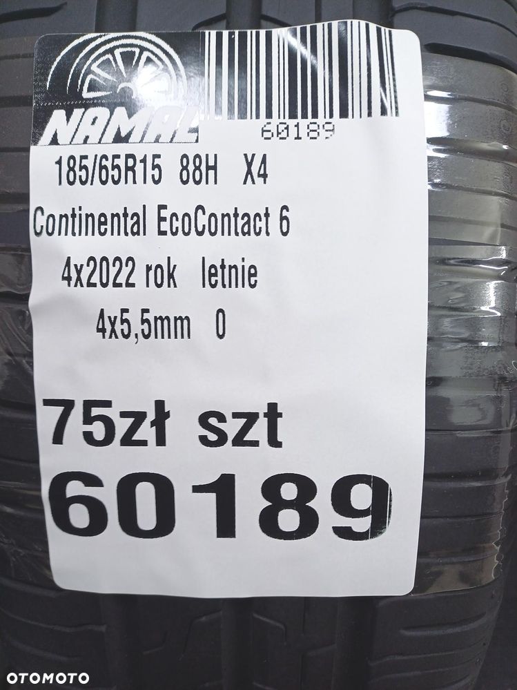 4x 185/65r15 continental 2022 letnie 60189 - 10