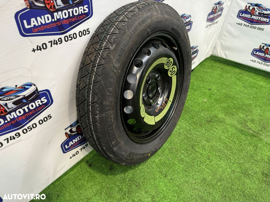 Roata rezerva slim mercedes benz 125/90 r16 5x112 - 2
