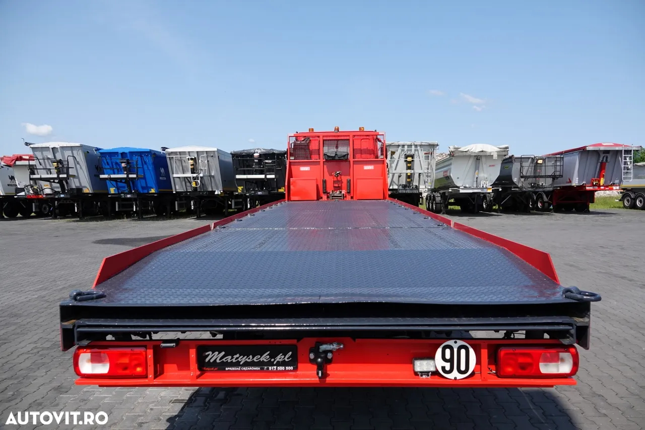 DAF CF 460 / 8x2/  AUTOCAMION / PLATFORMĂ / RAMPE HIDRAULICE / TROLIU / axă directă și liftabilă / EURO 6 - 14