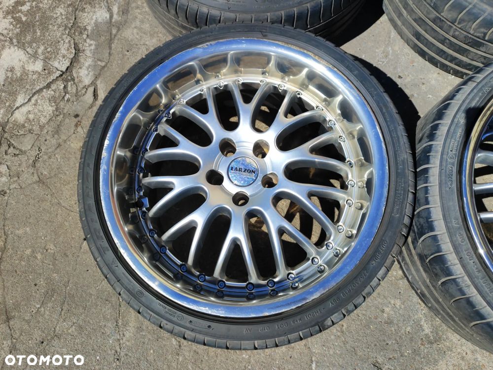 Alufelgi 19" Larzon Panamera 5x112 dwie szerokości 8.5" 9.5" chromowany rant Audi BMW Mercedes Volkswagen Skoda Seat 245/35/19 275/30/19 - 3