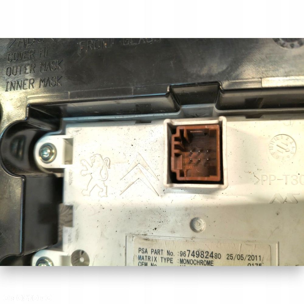 LICZNIK ZEGARY 9676464480 Peugeot 3008 I 5008 I 1.6 HDI E-HDI Diesel - 10