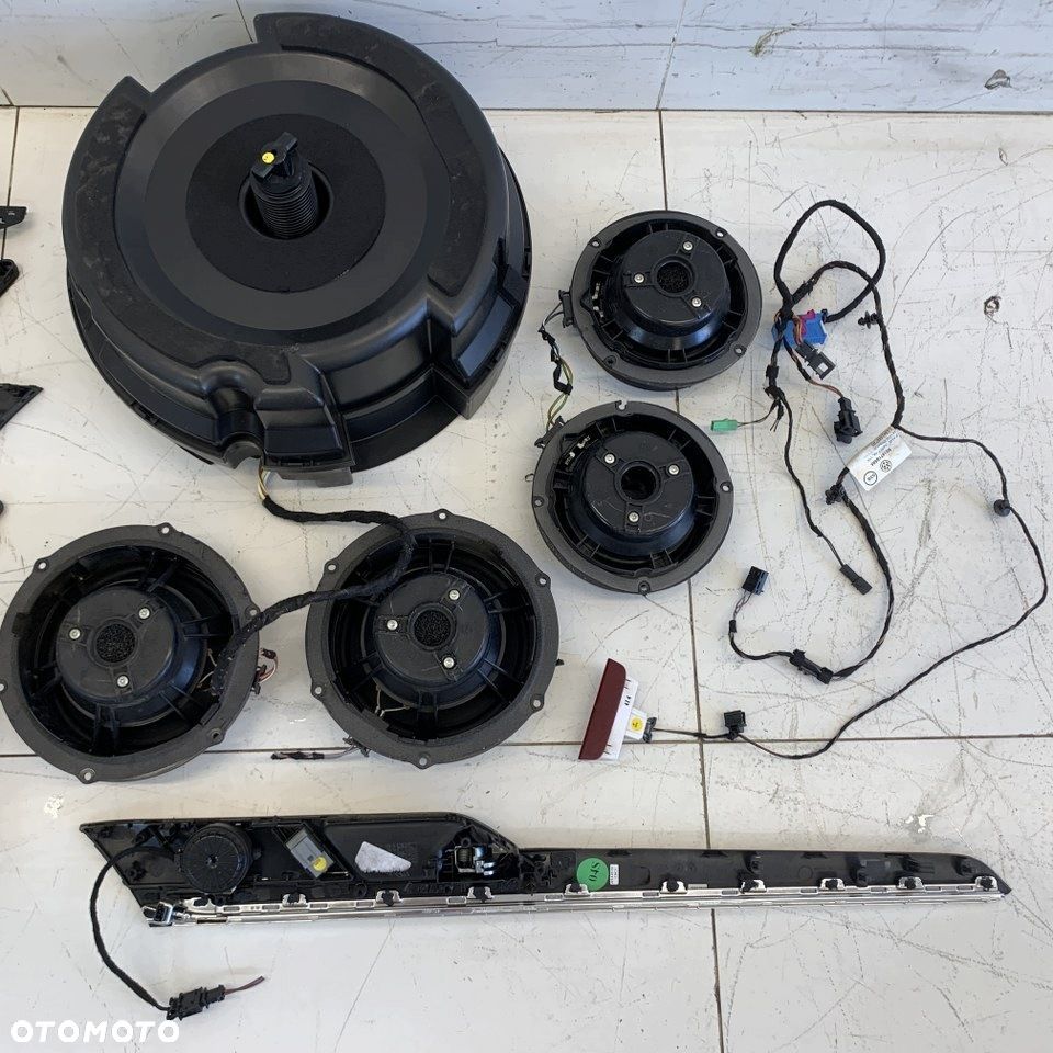 Głośniki Dynaudio Wzmacniacz Subwoofer Nagłośnienie Vw Passat B8 3G 15R - 10