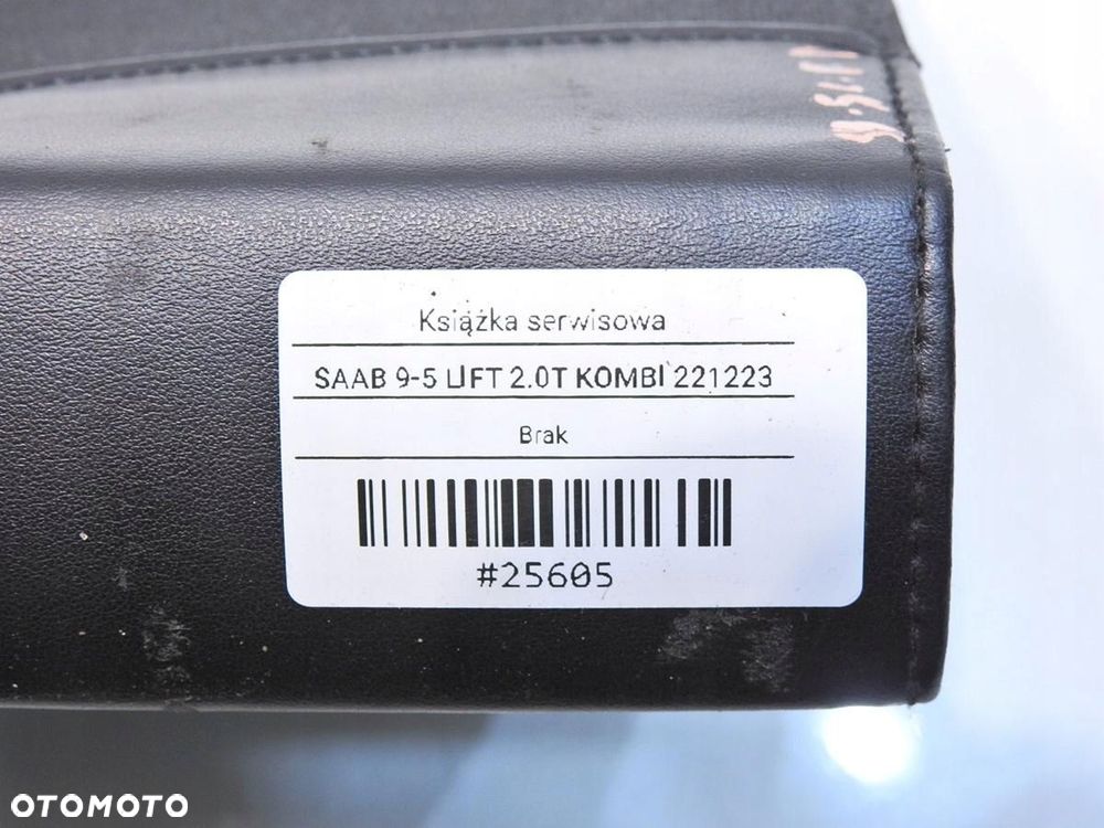 KSIĄŻKA SERWISOWA SAAB 9-5 - 6