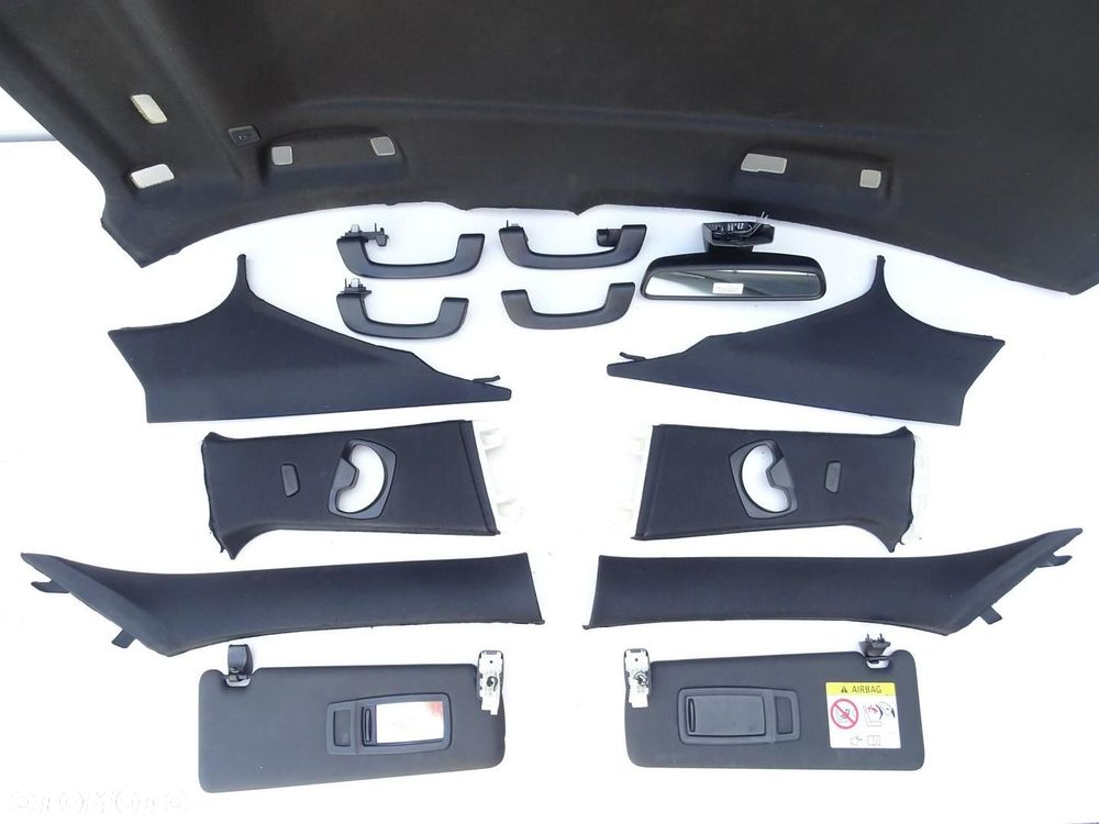PODSUFITKA KOMPLETNA + OSPRZĘT CZARNA M-PAKIET 7846236 BMW F30 - 7