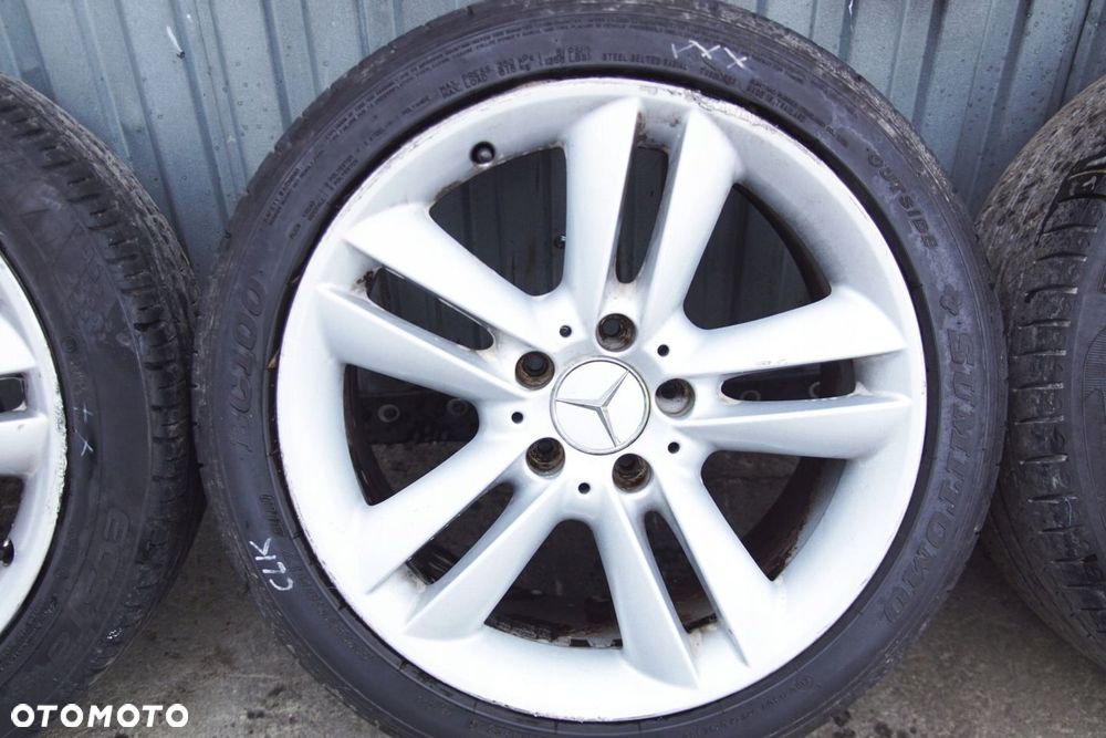 Felgi aluminiowe alufelgi komplet Mercedes CLK W209 7.5x17 ET36 A2094014102 - 4