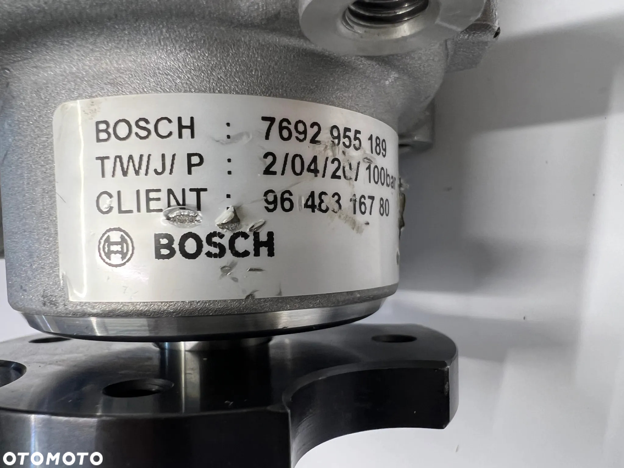 Citroen Peugeot Renault pompa wspomagania Bosch 7692955189 7692955189809 nowa - 4