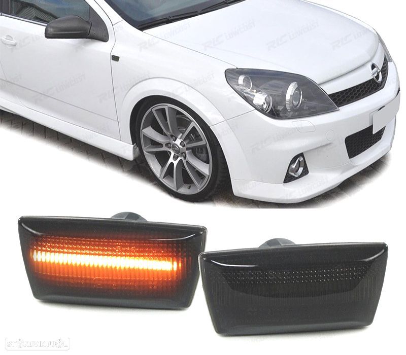 PISCAS LATERAIS DINAMICOS LED FUMADOS OPEL ASTRA H INSIGNIA ZAFIRA B CORSA D MERIVA B 04- - 1