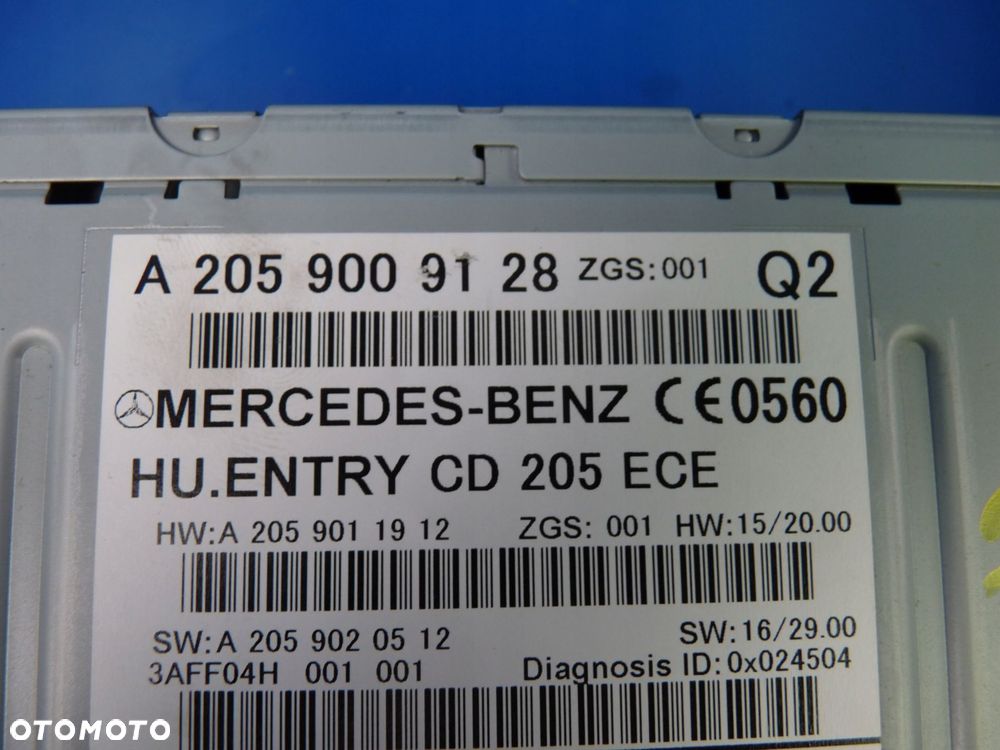 MERCEDES C W205 RADIO FABRYCZNE NAWIGACJA - 2