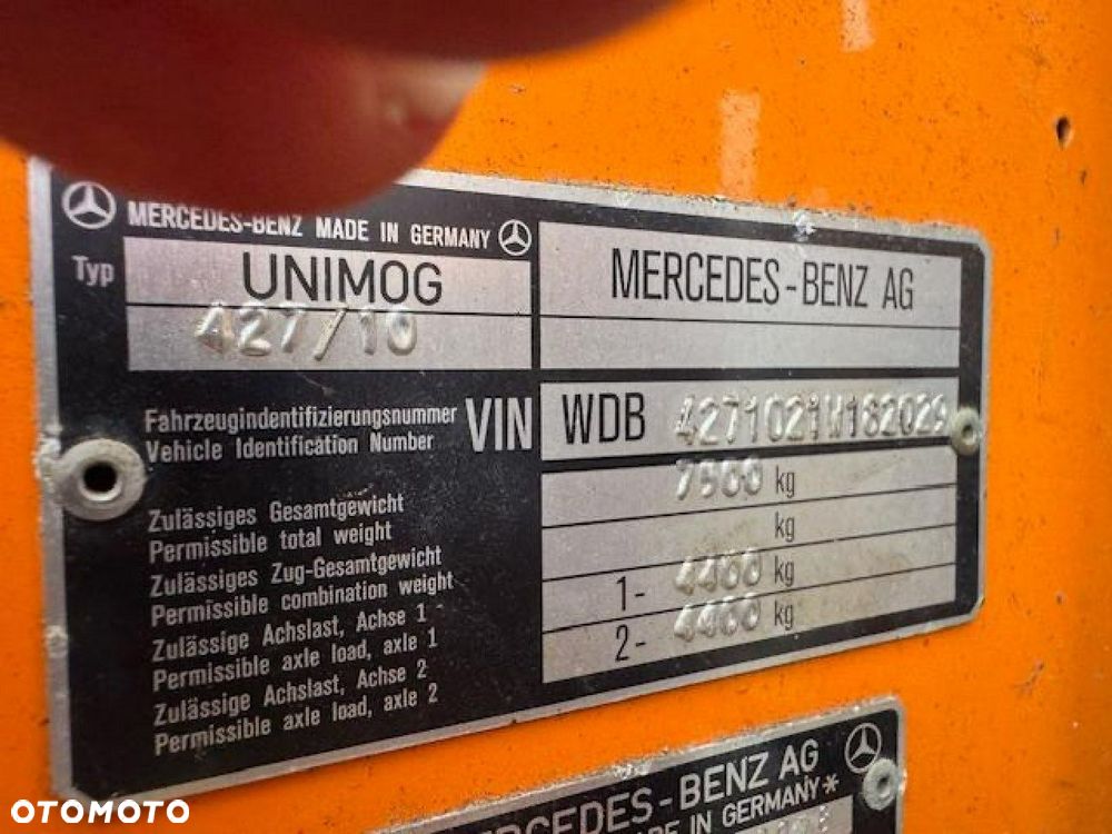 Unimog Unimog 1400 4X4 Kosiarka teleskopowa posypywarka - 40