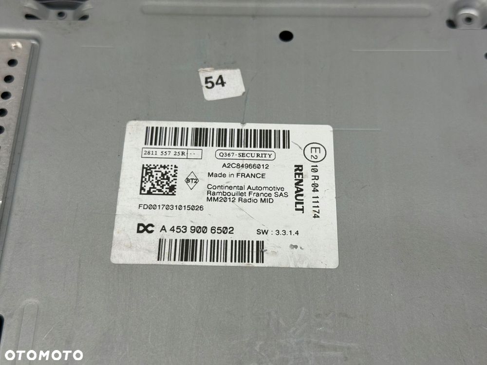 stacja multimedialna radio smart forfour ii w453 281155725r - 5