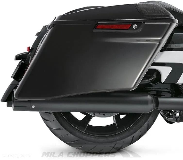 Kufry Harley Davidson Touring 94-13 komplet czarne okucia - 5