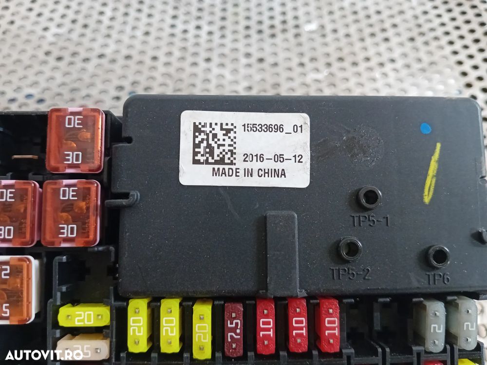 Panou Tablou Sigurante Opel Astra K Cod 15533696 An 2015-2019 - 5