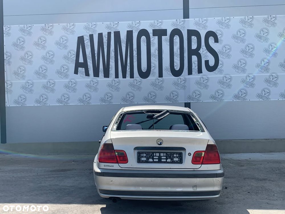 BMW 3 E46 1998 *SAMOCHÓD NA CZĘŚCI* 1621 MASKA, LAMPA, DRZWI, LUSTERKO, ZDERZAK, GRILL, BŁOTNIK, KLAPA, BELKA, DESKA, FOTELE, KANAPA, ĆWIARTKA KIEROWNICA, TARCZE, ZACISKI, ZAWIESZENIE, KOMPLETNY PRZÓD, KOMPLETNY TYŁ, LICZNIK, ZEGARY, PRAWE LEWE PRZÓD TYŁ - 4