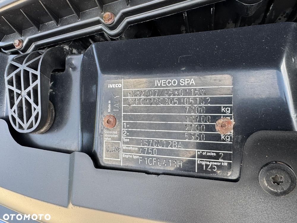 Iveco Daily 70C17 72C17 72-170 I-wł Salon PL Idealny Stan AUTO BEZ AdBlue i bez DPF na Podzuszkach - 11