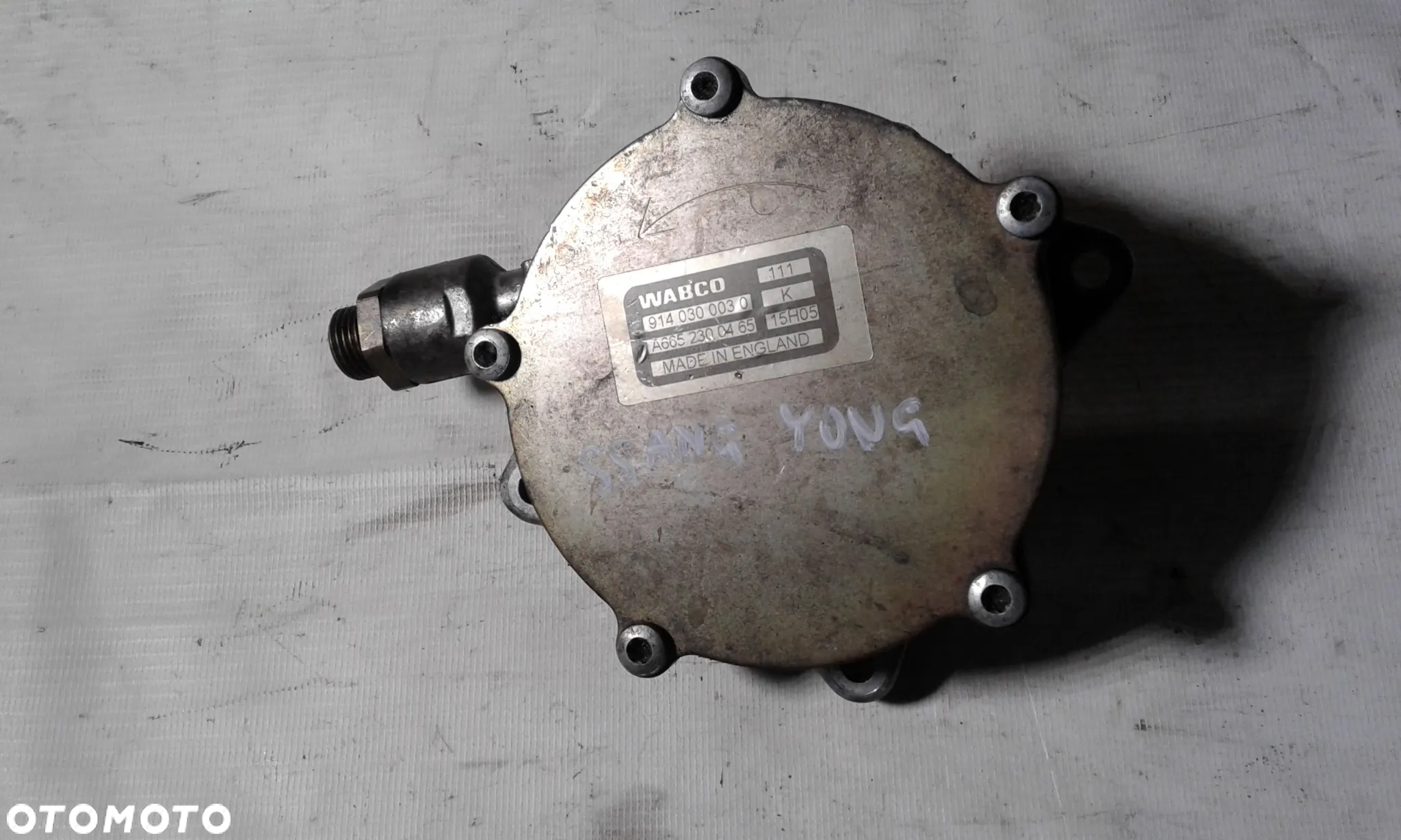 POMPA VACUM SSANGYONG ACTYON 6652300465 - 2