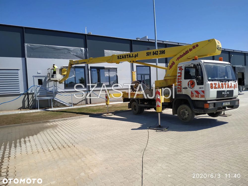 MAN Podnośnik Koszowy Bison TKA 26 - 26 Metrów w Górę 18 m bok Pilot - 10