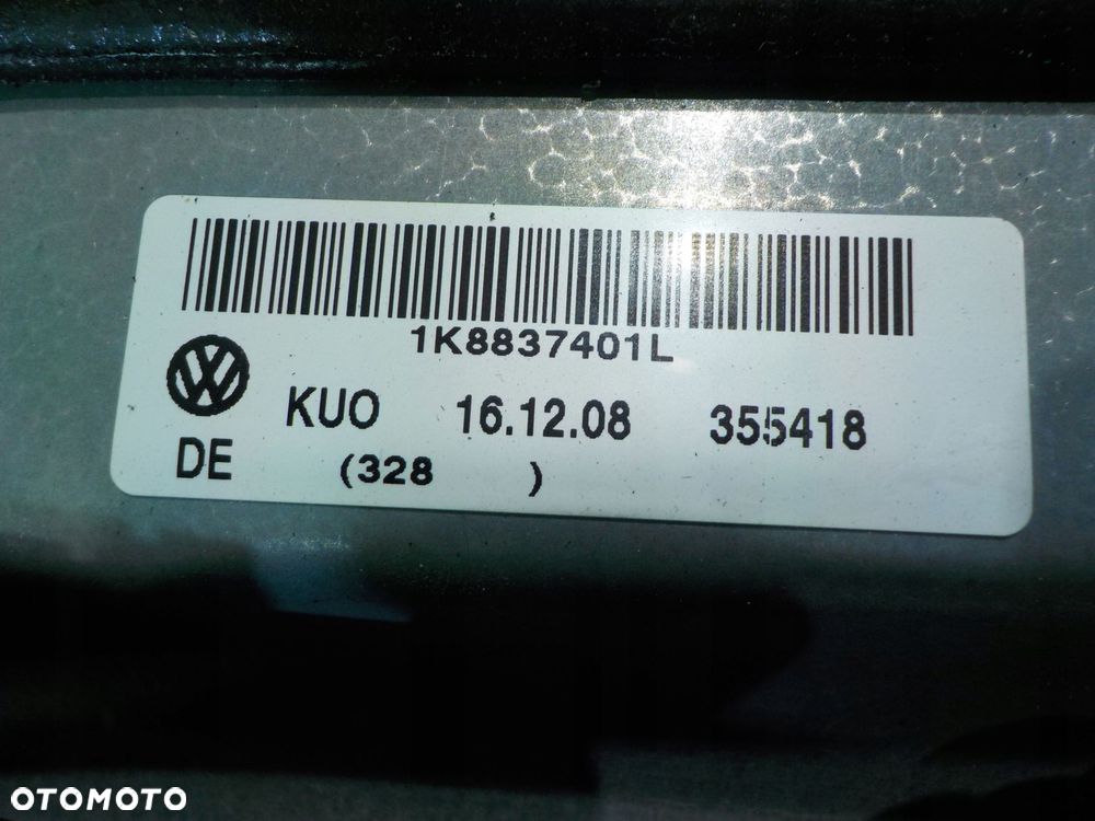 VW SCIROCCO 2.0 TSI 09r 3D podnosnik szyby lewy przod 1K8837401C 1Q0959702F - 3