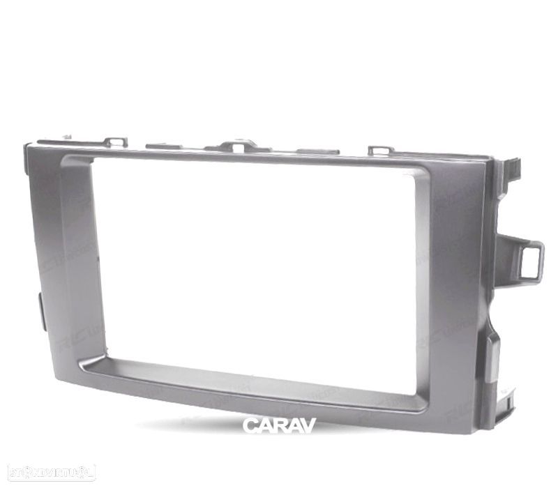 MOLDURA ADAPTADOR PRETO PARA RADIO 2-DIN PARA TOYOTA AURIS 06-12 - 1