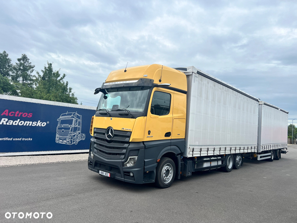 Mercedes-Benz ACTROS  MP5 euro6 6x2 jumbo zestaw  120m 38palet