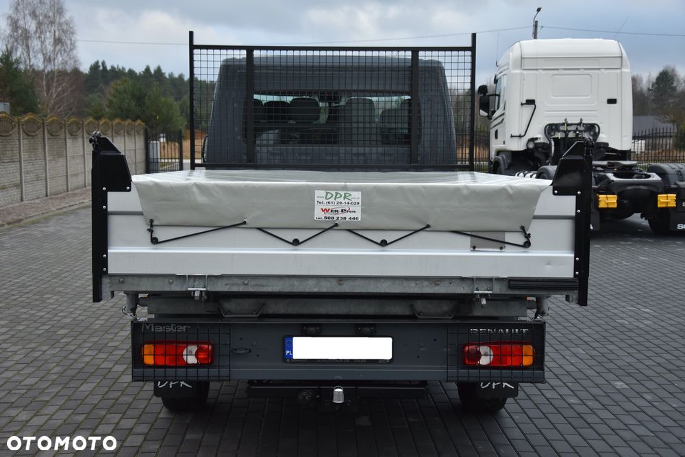 Renault MASTER 2.3 165KM DOKA DUBEL 7 OSÓB / HAK / WYWROTKA 3-STRONNA / NA PODUSZKACH / NAWIGACJA / SERWIS ASO RENAULT DO KOŃCA / SALON PL ! ! ! - 12