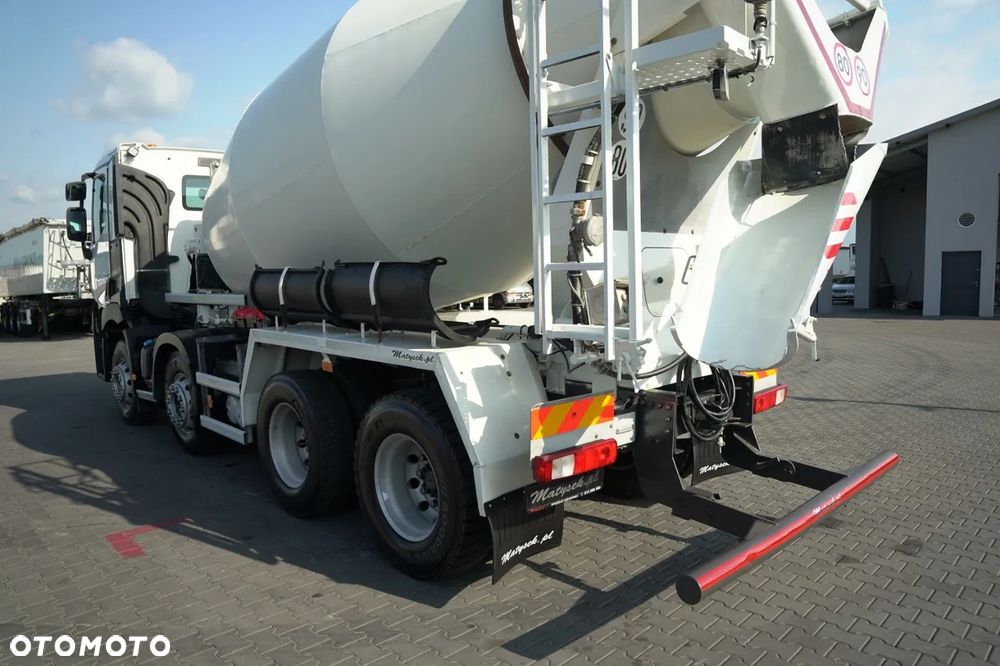 Renault C 430 XLOAD / 8X4 / BETONOMIESZARKA  / GRUSZKA 9.1 M3 / ALUFELGI / EURO 6 / - 12