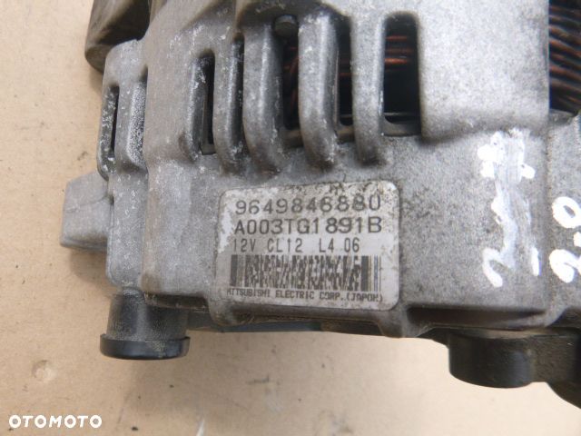 ALTERNATOR PEUGEOT 307 2.0 16v 9649846880 - 2
