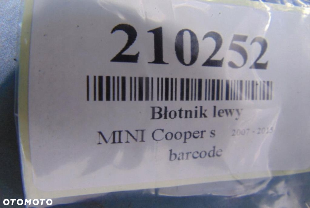 MINI COOPER S BŁOTNIK LEWY - 7
