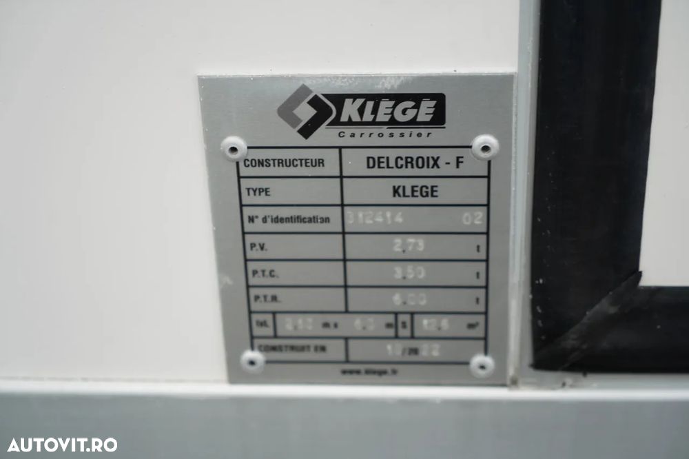 Renault MASTER / FRIGIDER / THERMO KING V-300 / MULTI-TEMPERATURĂ / PERDĂ DE AER / PERDĂ DESPARTĂ - 37
