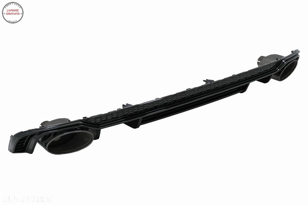 Difuzor Bara Spate Ornamente evacuare Audi A4 B9 8W Sedan Avant (2016-2018) pentru- livrare gratuita - 4