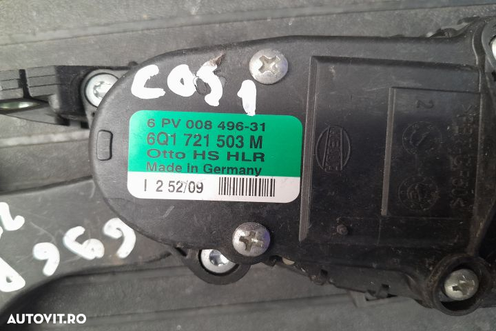 Pedala acceleratie 6Q1721503M 6Q1721503M Volkswagen VW Polo 5 6R [200 - 3