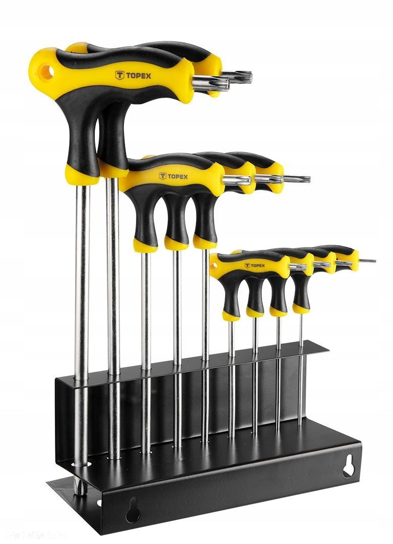 KLUCZE TORX TYPU T T10-T50, 9SZT, TOPEX 35D964 - 3