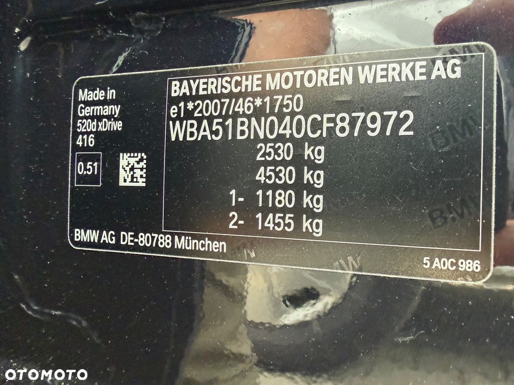 BMW Seria 5 520d xDrive mHEV M Sport sport - 36