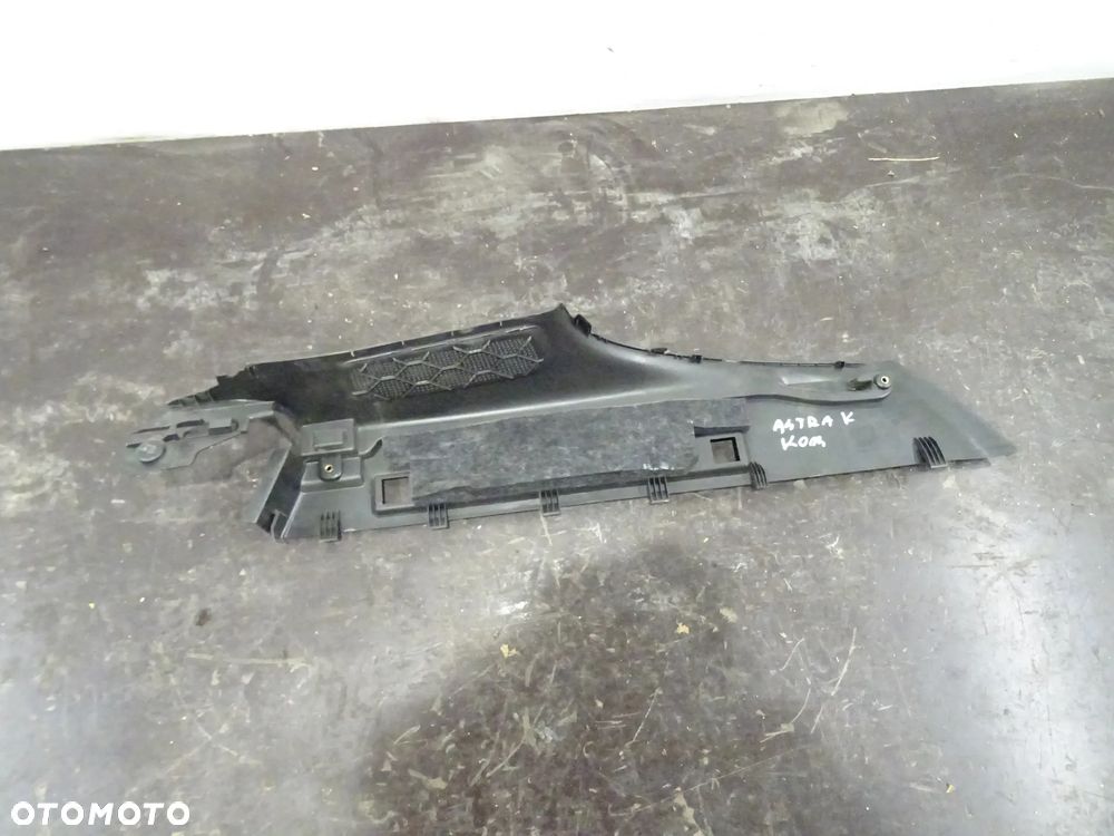 OPEL ASTRA K KOMBI 1.6CDTI OSŁONA BOCZEK BAGAŻNIKA LEWY PRAWY 39052552 - 7