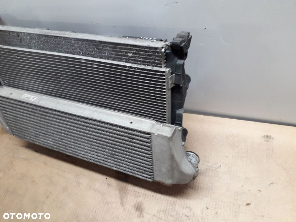 CHŁODNICA WODY KLIMATYZACJI INTERCOOLER WENTYLATOR RENAULT SCENIC II 04R - 2