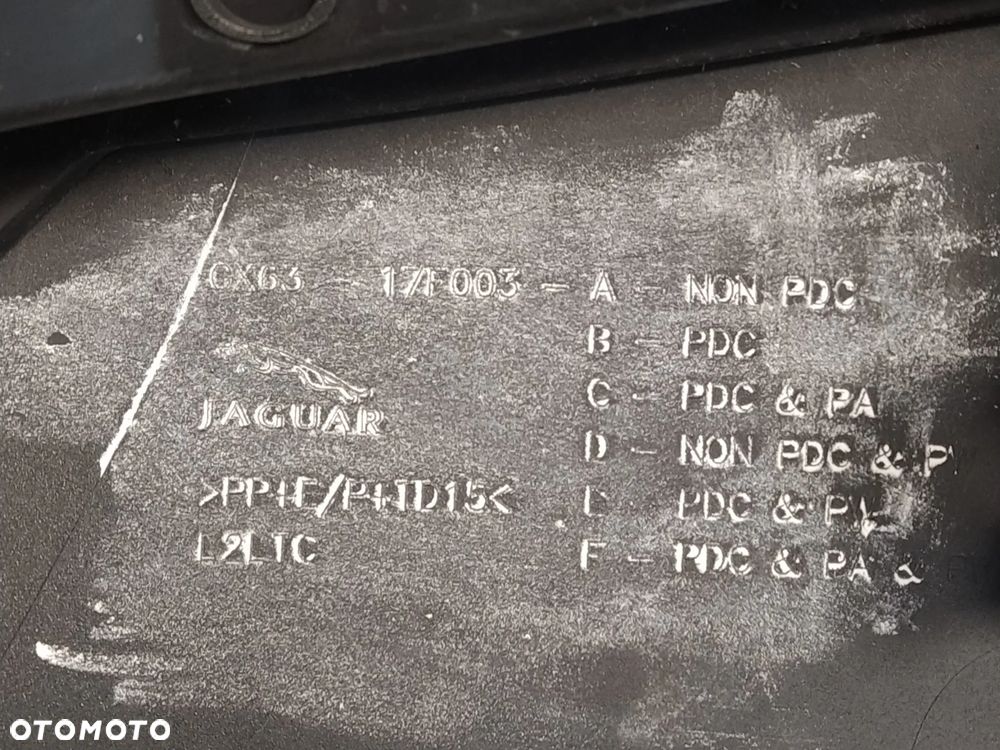 JAGUAR XF X260 ZDERZAK PRZÓD PRZEDNI KOMPLETNY 4XPDC SPRYSKIWACZE GRILL ATRAPA CHŁODNICY ZNACZEK WIĄZKA ORYGINAŁ - 17