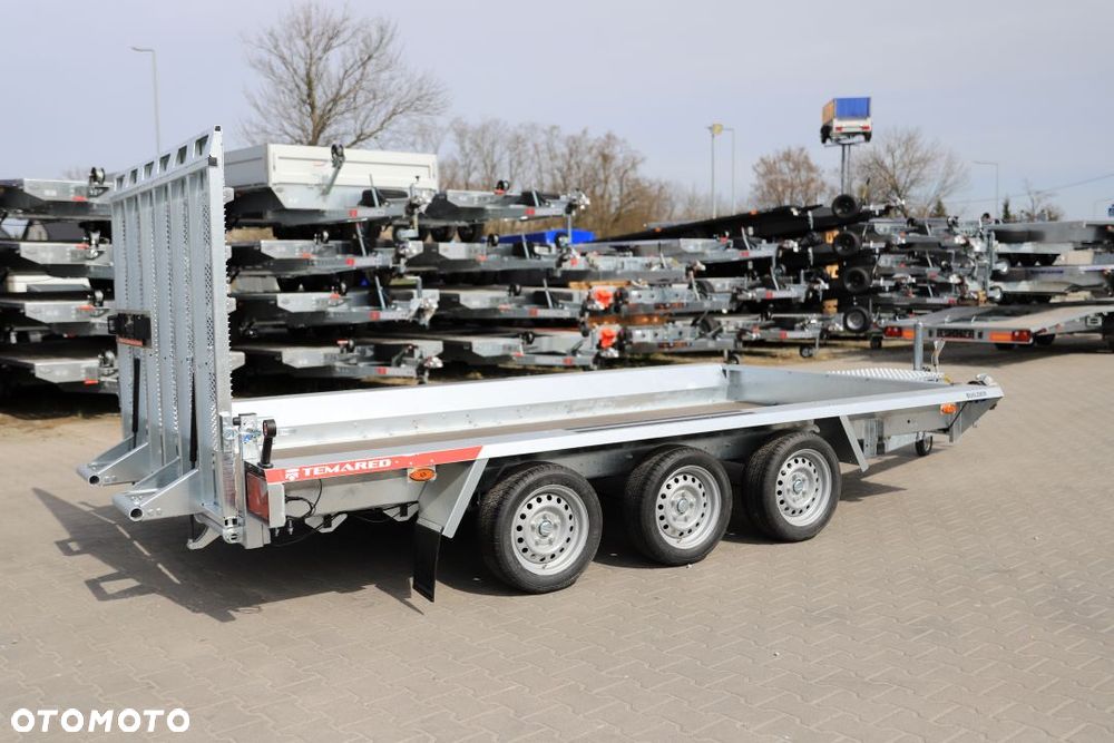 TEMARED /MARTZ BUILDER 3 4018/3 S 3,5T ,Koła 195R13C 400x180x30 do przewozu sprzętu budowlanego, TRAP, DMC 3500kg, 3 osie, - 3