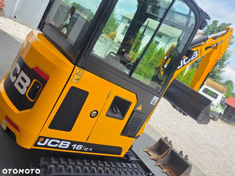 JCB JCB 16 C-1 mini koparka 3 łyżki szybkozłącze 19c1 sprowadzona 8018 serwisowana - 11
