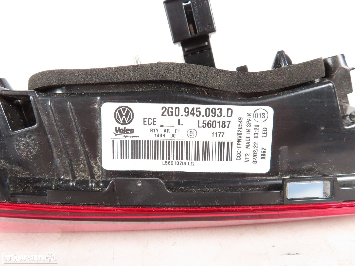 Farolim da mala LED Esquerdo Usado / Original VW POLO (AW1, BZ1)/VW Polo VI (AW1... - 4