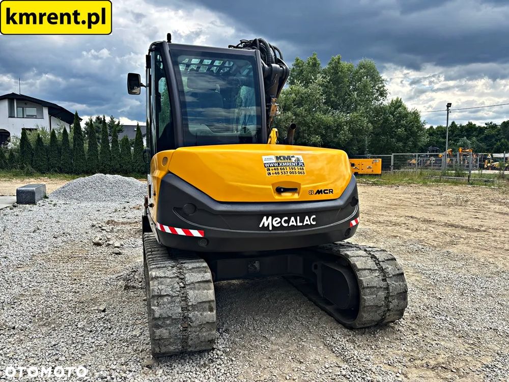 Mecalac 8 MCR MINI-KOPARKA 2012R. | MECALAC 6 MCR, JCB 8065 8080 8085 85 Z VOLVO ECR 88, CAT 308, 307 , BOBCAT 80 KOMATSU PC 88 - 28