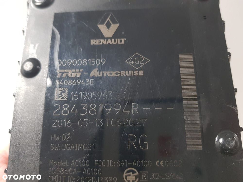 RADAR SENSOR DISTRONIC CZUJNIK MARTWEGO POLA ACC RENAULT MEGANE IV 4 TALISMAN 284381994R - 6