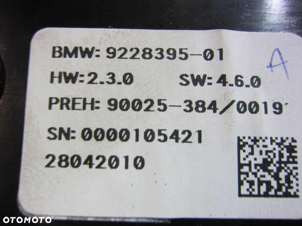RADIO CD PROFESSIONAL BMW F01 F10 9228395 - 2