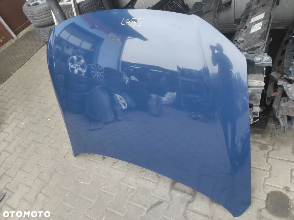 MASKA PRZEDNIA POKRYWA SILNIKA VW PASSAT B6 LA5E NIEBIESKA WYSYŁKA !!! - 2