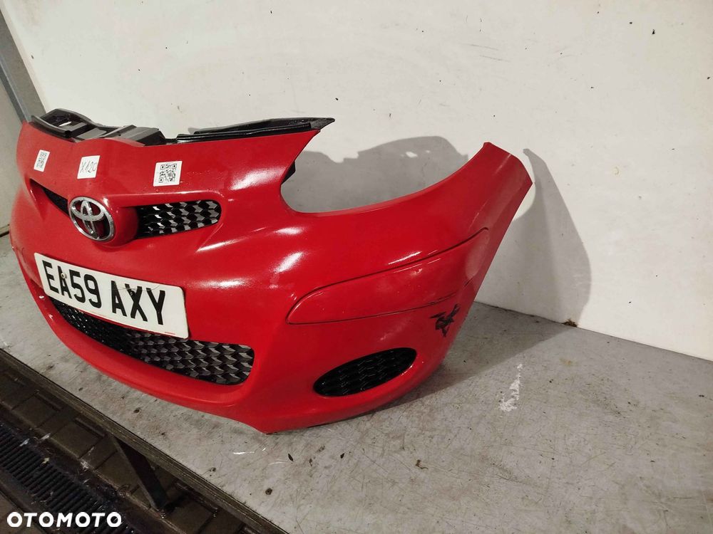+ ZDERZAK PRZÓD PRZEDNI TOYOTA AYGO I 1 LIFT FL 3P0 CZERWONY - 3
