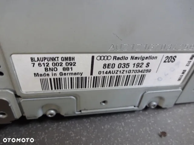 Radioodtwarzacz Nawigacja Audi A4 B7 - 2
