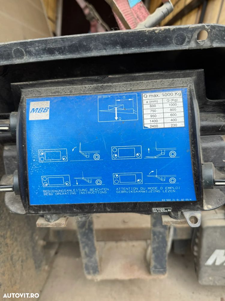 Lift hidraulic MBB 1000AQ cu semisasiu Camion universal DEZMEMBRARI - 5