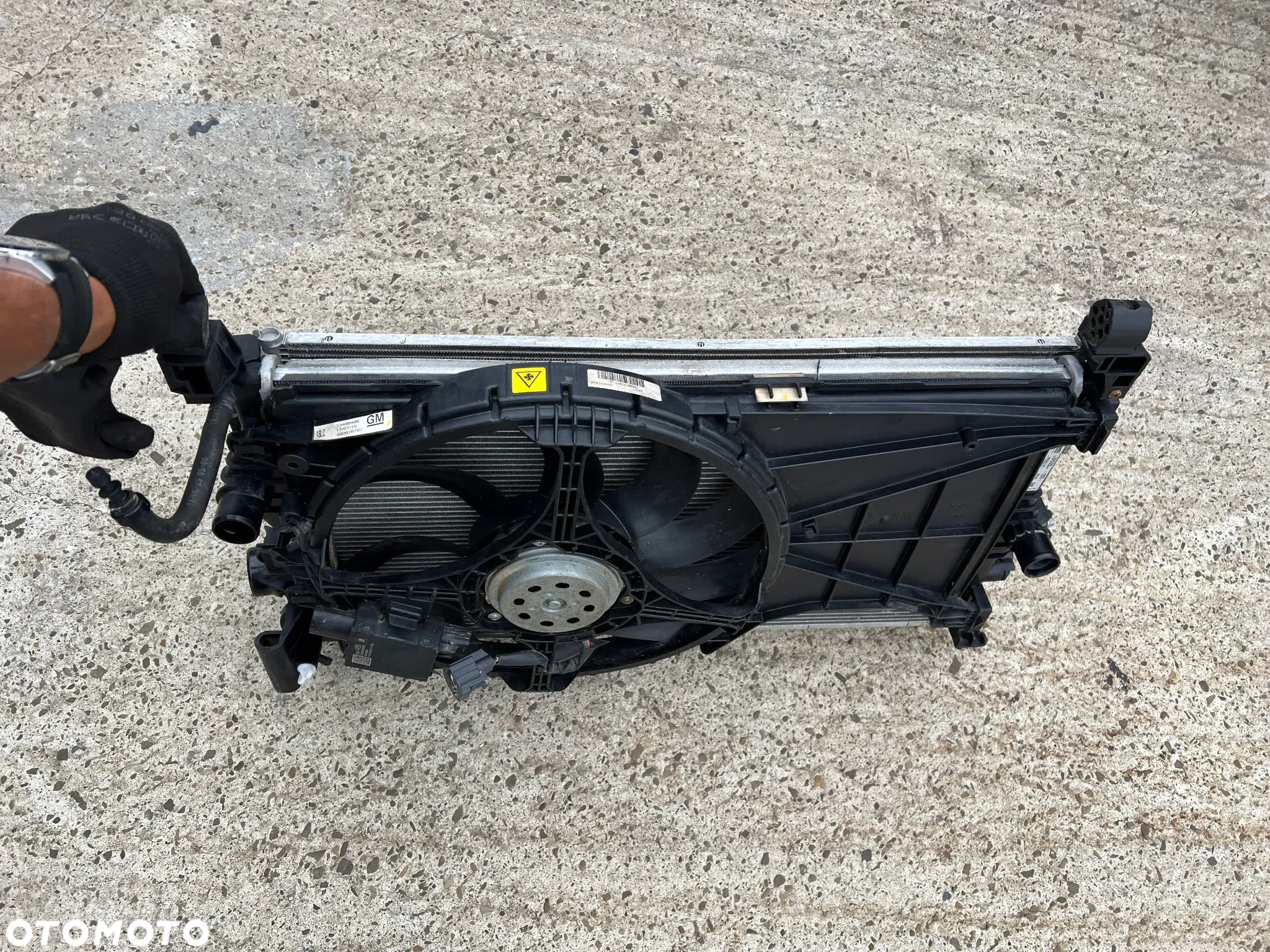 Komplet chłodnica wody klimatyzacji wentylator Opel Corsa E 1.6 Turbo OPC - 3