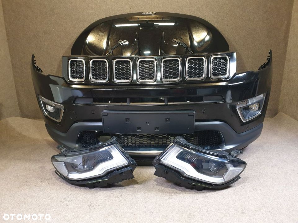 JEEP COMPASS 2018 r Maska Błotnik Zderzak Lampa Przód - 1
