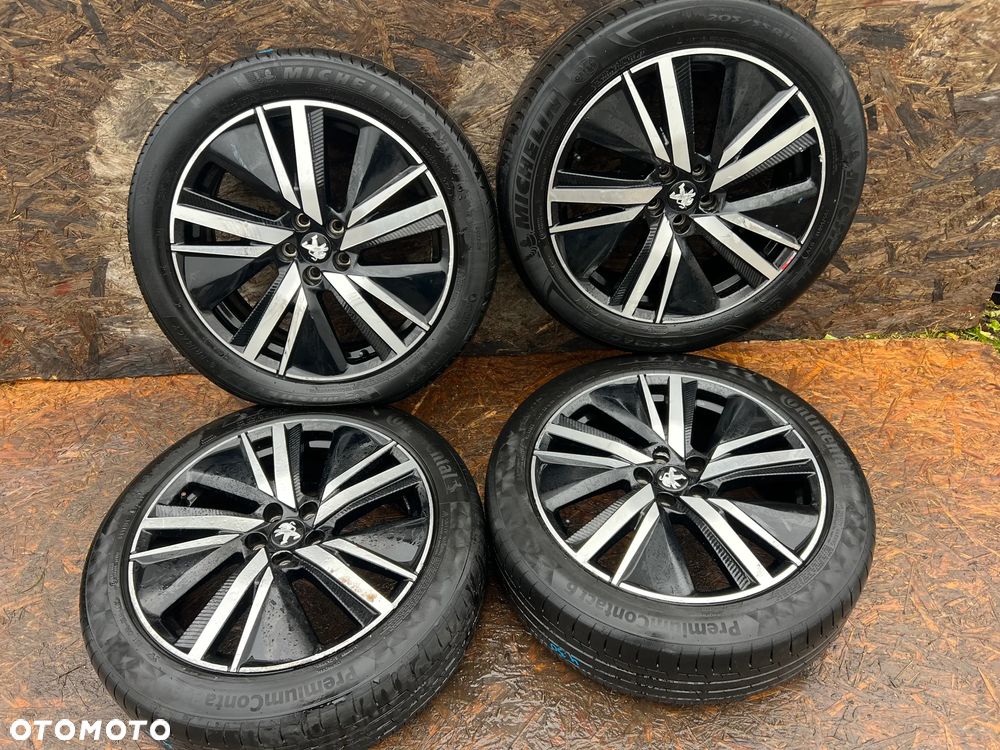 KOŁA FELGI KOMPLET PEUGEOT 3008 5008 7.0" x 19" 5x108 ET 38 9832762380 - 1