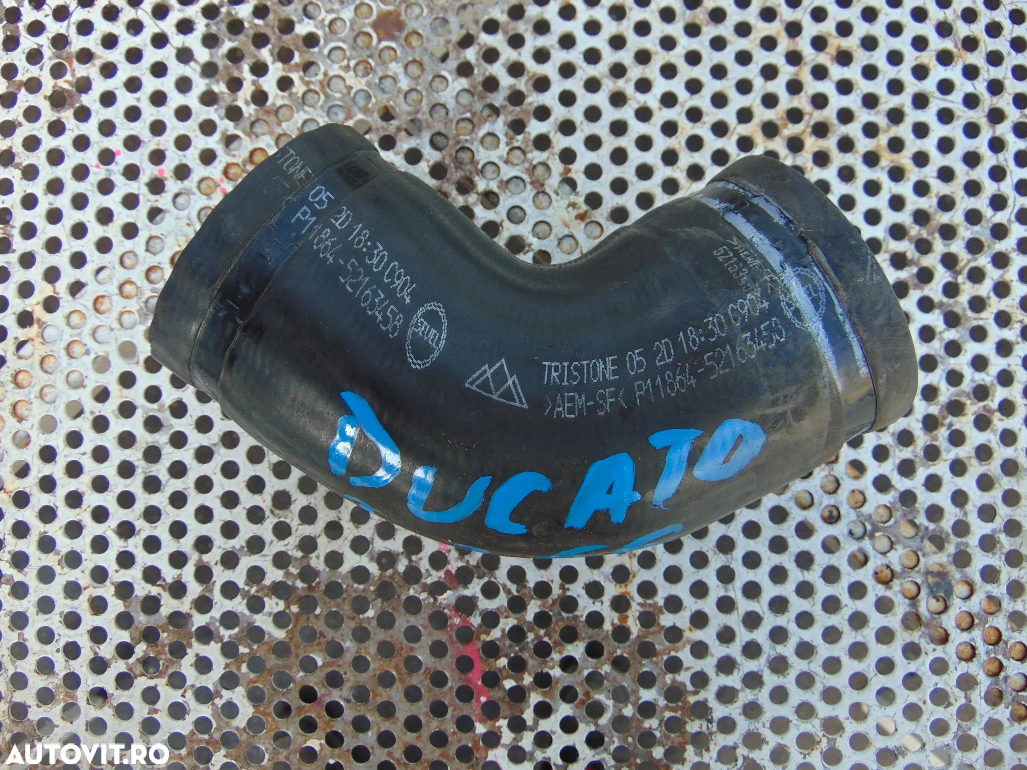 Furtun intercooler Fiat Ducato 2.2 euro 6 2.2 multijet conducta intercooler cod 52163458 52163457 - 2